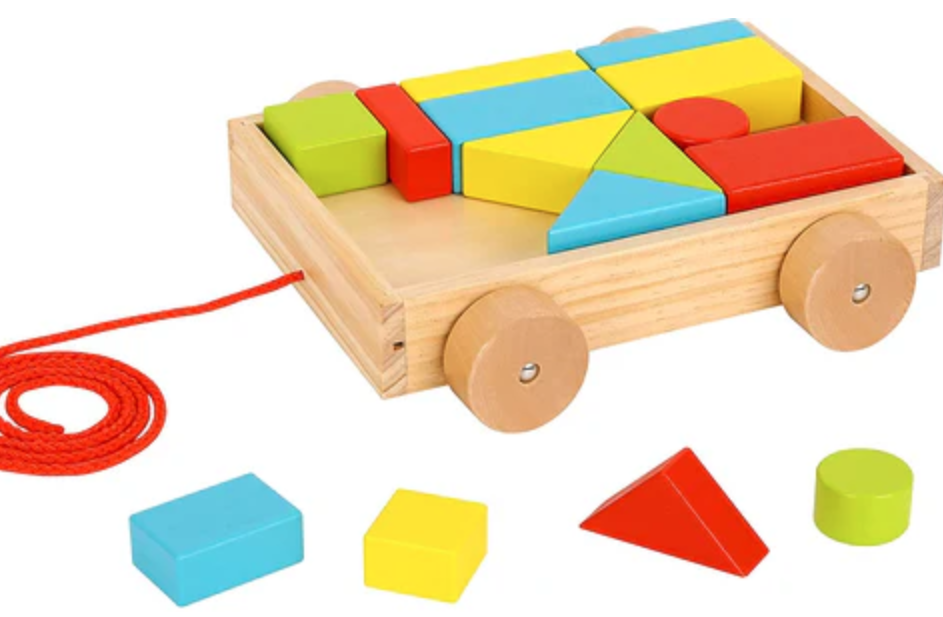 Carrito Bloque Madera