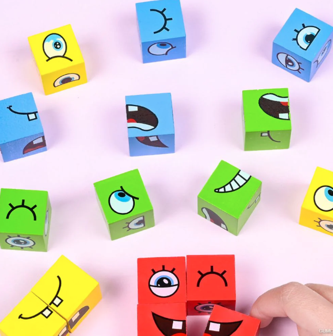 Juego caritas emociones