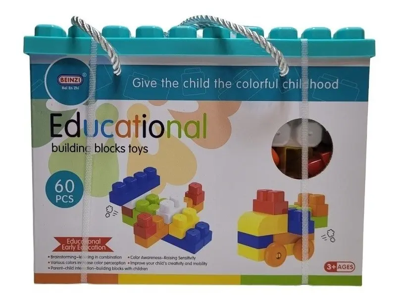 Educational building block toys 60 piezas