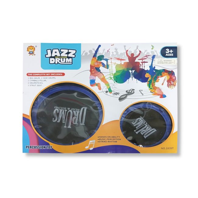 Jazz drum set batería