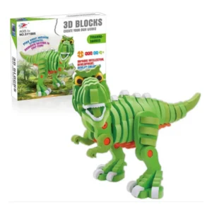 3D Blocks Tyrannosaurus