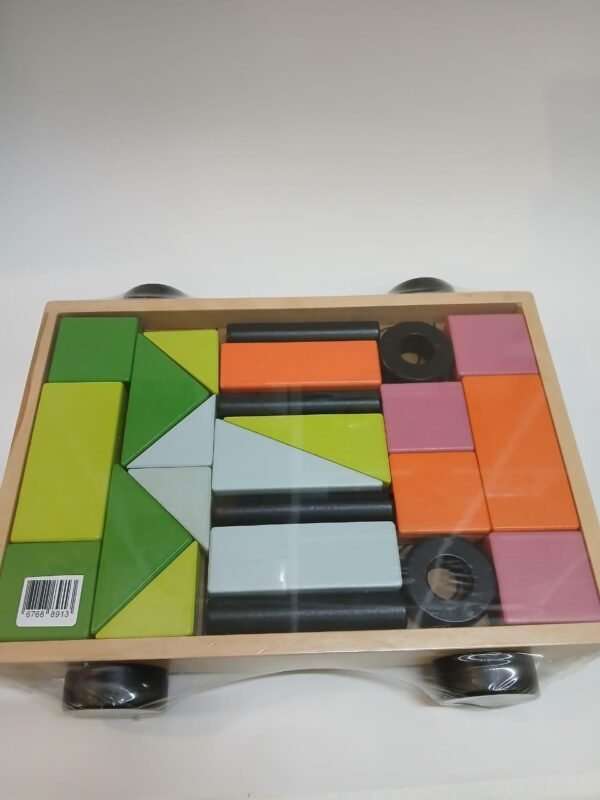 Carrito Bloque Madera