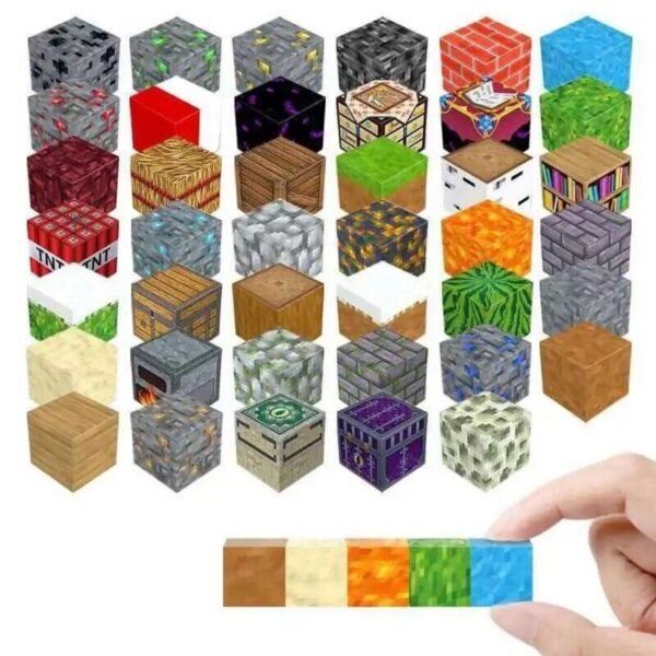 Magnéticos de Minecraft 30 pcs